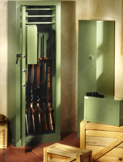 antique gun cabinet