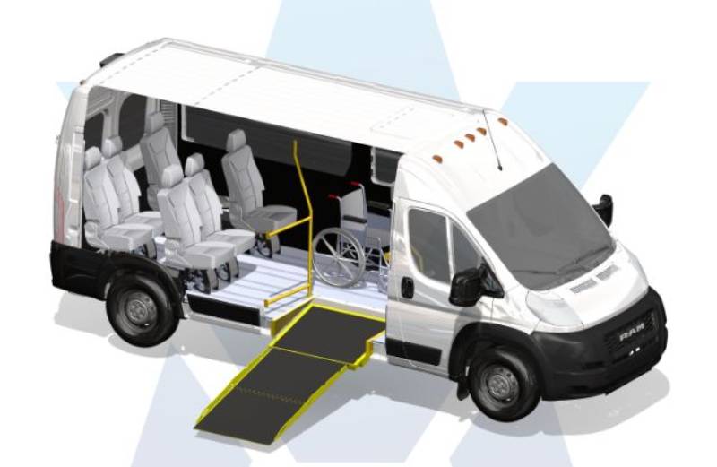 promaster wheelchair van