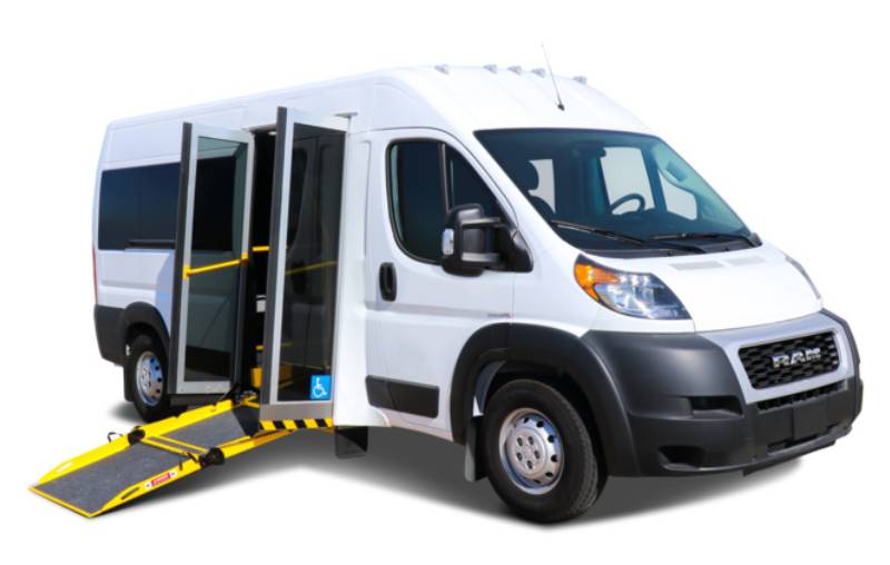 promaster wheelchair van