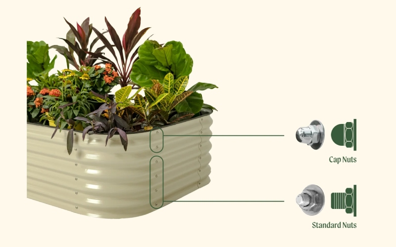galvanized raised beds