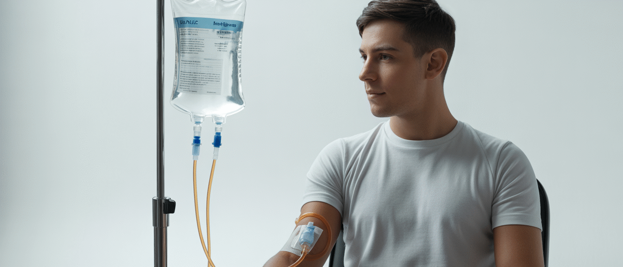 IV hydration therapy for fast rehydration and nutrient replenishment